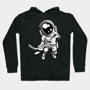 Hockey Player Astronaut Hoodie